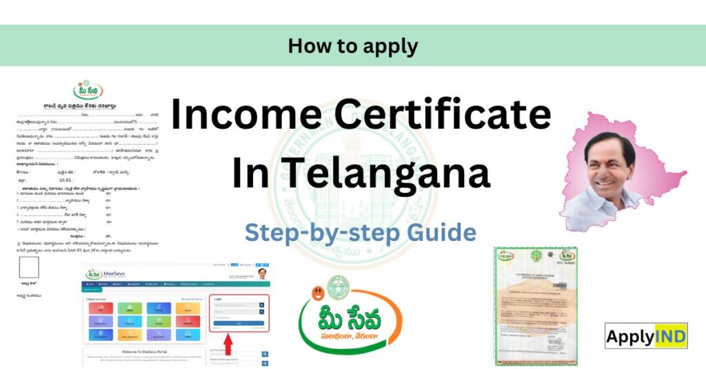 Income Certificate in Telangana