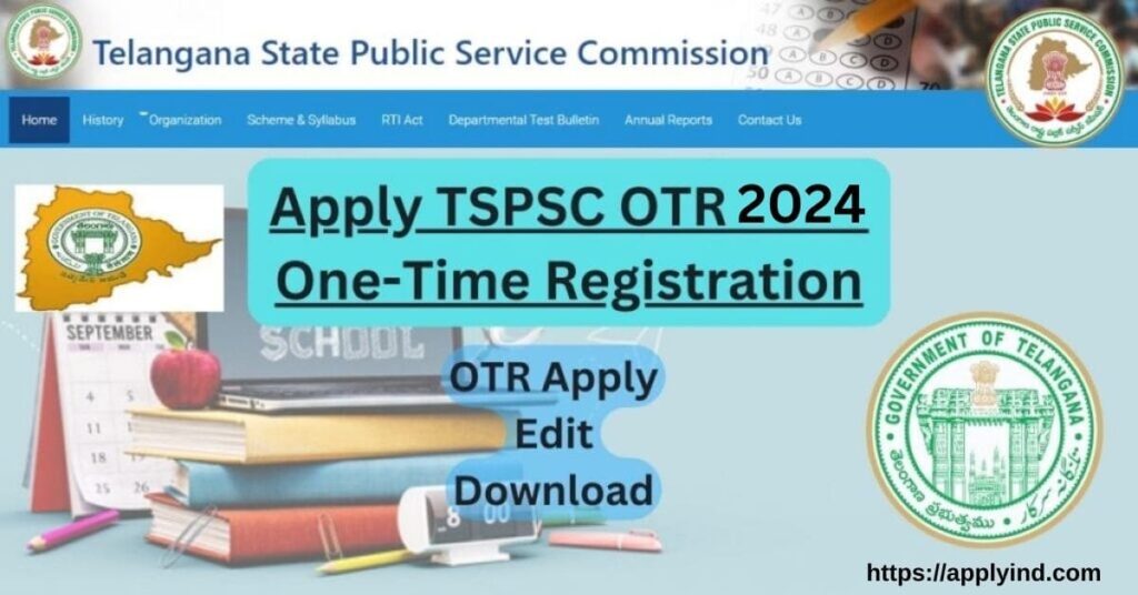 tspsc otr registration for group exams otr apply