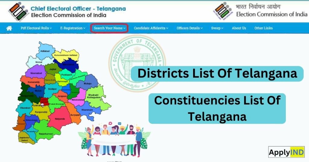 districts and constituencies list of telangana