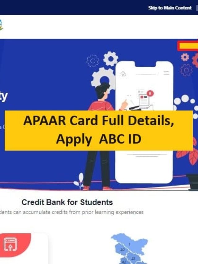 apaar id card apply , abc id create