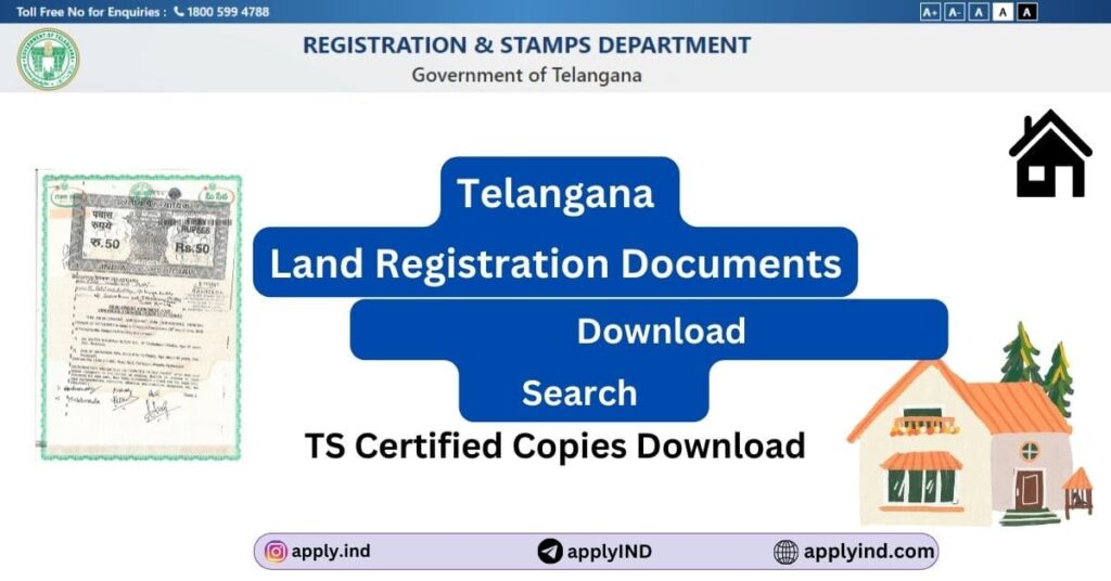 ts land registration documents download and search process