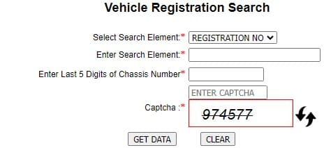 new vehicle registration process slot bookings, search, payments process